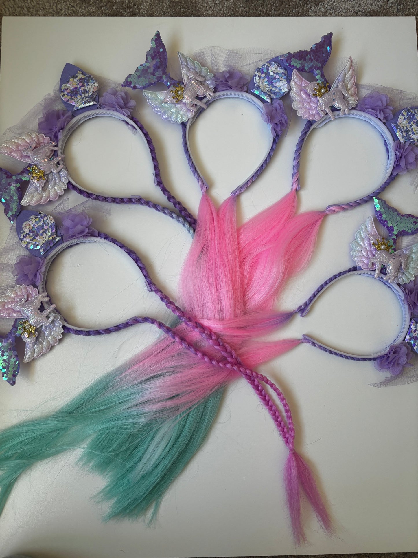 Unicorn and Mermaid Headbands